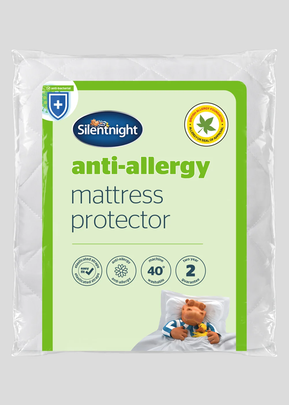 Silentnight Anti-Allergy Mattress Protector - Single Image 1