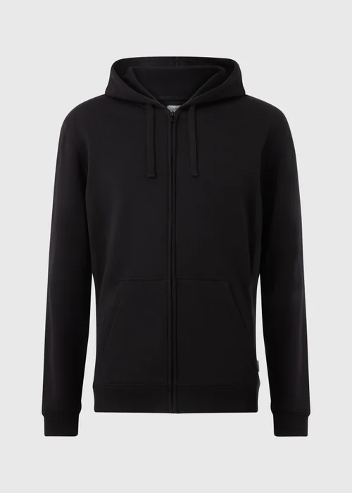 Black Essential Zip Up Hoodie - 3XL Image 5