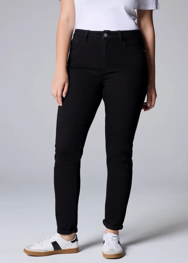 Jolie Black Relaxed Skinny Jeans