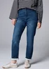 Jolie Dark Wash Relaxed Skinny Jeans - Size 8 Image 2