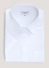 Taylor & Wright White Easy Care Regular Fit Short Sleeve Shirt - 14.5 Collar Image 5
