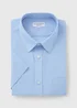 Taylor & Wright Blue Easy Care Regular Fit Short Sleeve Shirt - 14.5 Collar Image 4