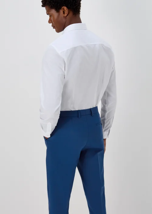 Taylor & Wright White Easy Care Slim Fit Shirt - 14 Collar Image 3