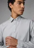 Taylor & Wright Grey Easy Care Slim Fit Shirt - 15 Collar Image 3