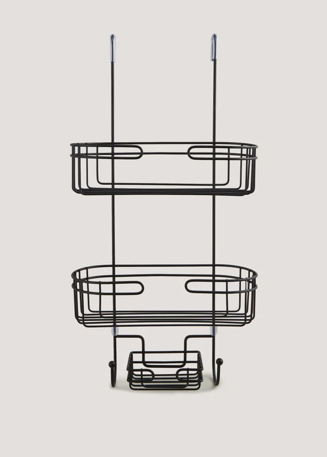 Black Metal Shower Caddy