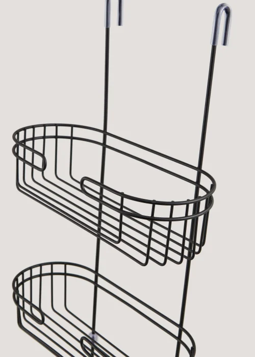 Black Metal Shower Caddy Image 2