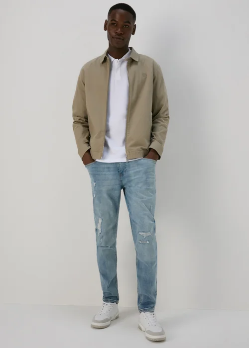 White Essential Polo Shirt - Small Image 4