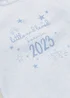 Baby Blue Born in 2023 Sleepsuit (Tiny Baby-18mths) - Tiny Baby Image 2