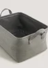 Grey Soft Storage Basket Image 2