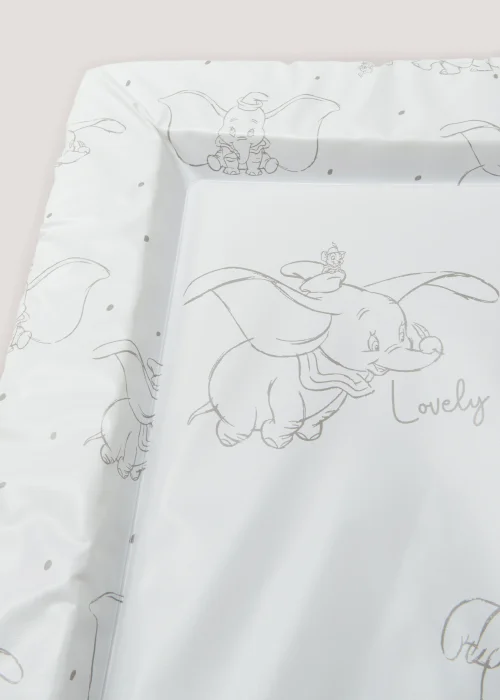 White Disney Dumbo Baby Changing Mat (30cm x 17cm x 2cm) - One Size Image 2