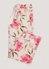 Cream Floral Pyjama Bottoms - Extra small Image 4