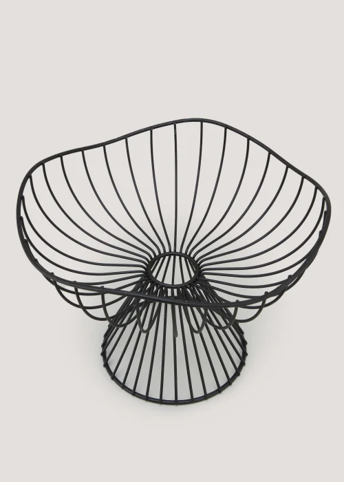 Black Organic Tall Fruit Basket Image 2