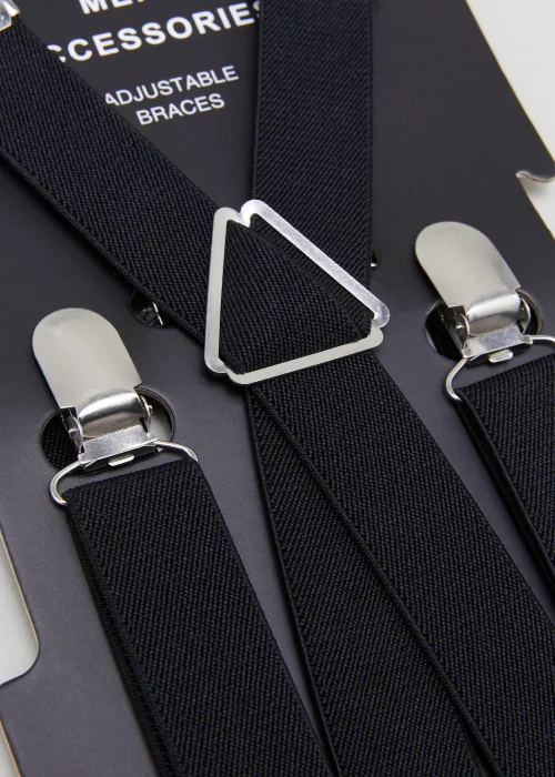 Black Braces - One Size Image 2