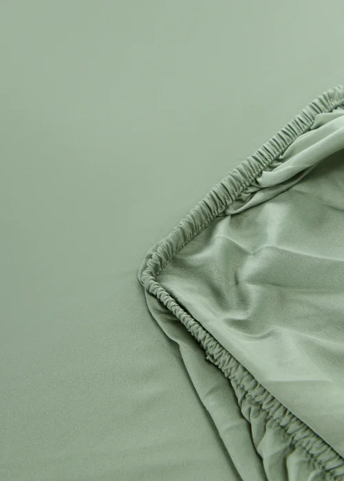 Light Green Super Soft Fitted Sheet Bundle - Single Image 2