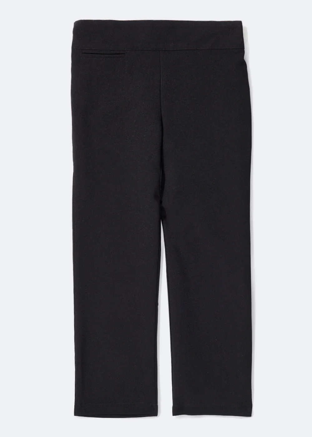 Girls Black Straight Leg School Trousers (3-13yrs) - Age 3 Years Image 1