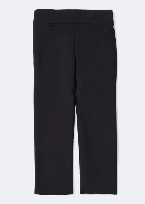 Girls Black Straight Leg School Trousers (3-13yrs) - Age 3 Years Image 1