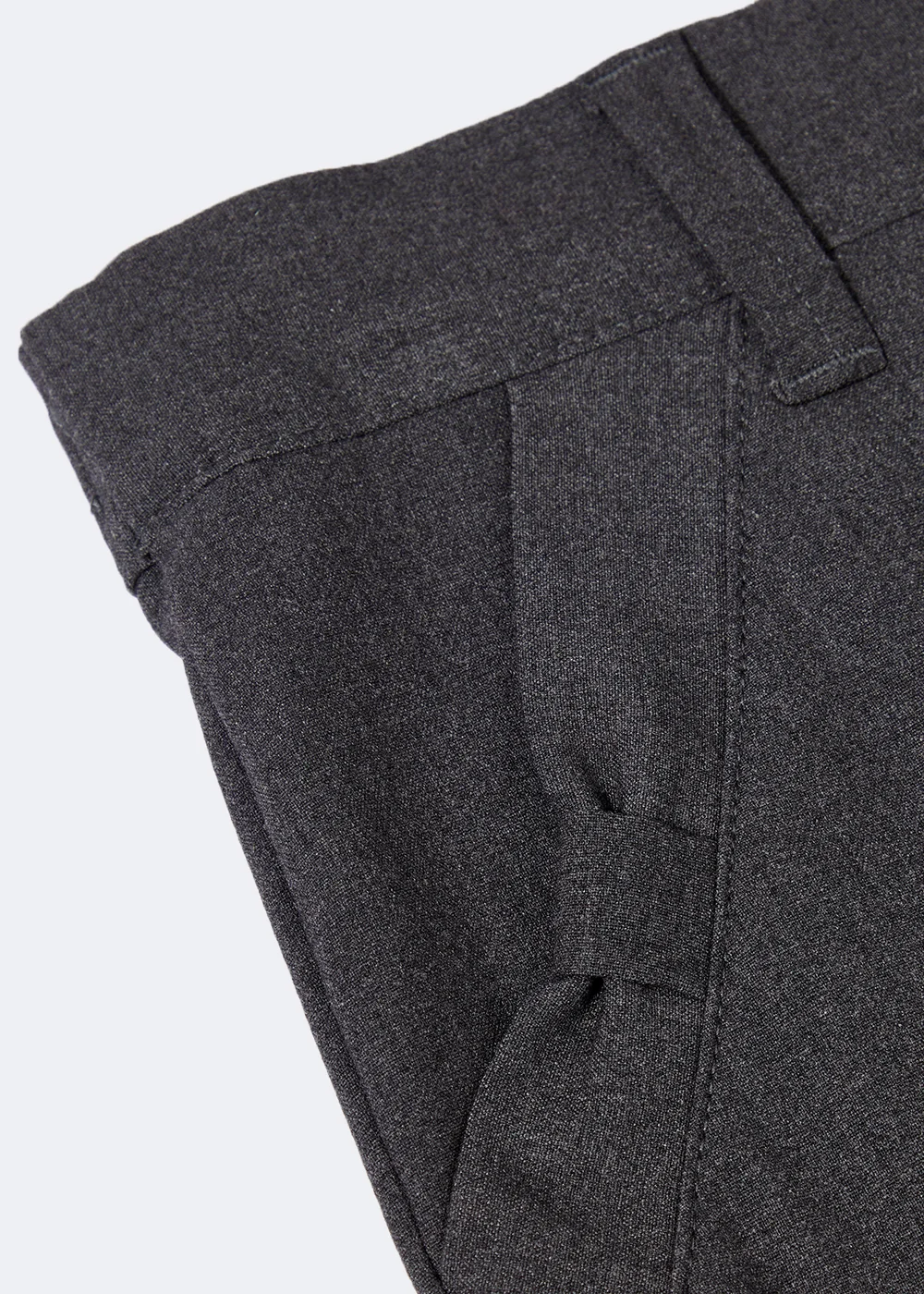 Girls Grey Slim Fit School Trousers (3-13yrs) - Age 3 Years Image 2