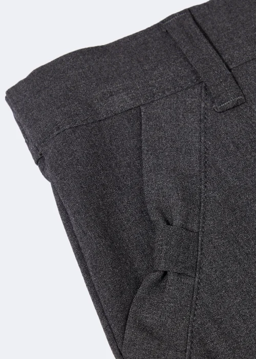 Girls Grey Slim Fit School Trousers (3-13yrs) - Age 3 Years Image 2