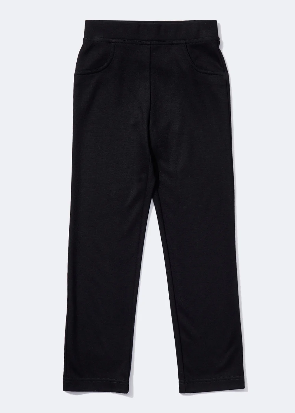 Girls Black Stretch School Trousers (3-13yrs) - Age 6 Years Image 1