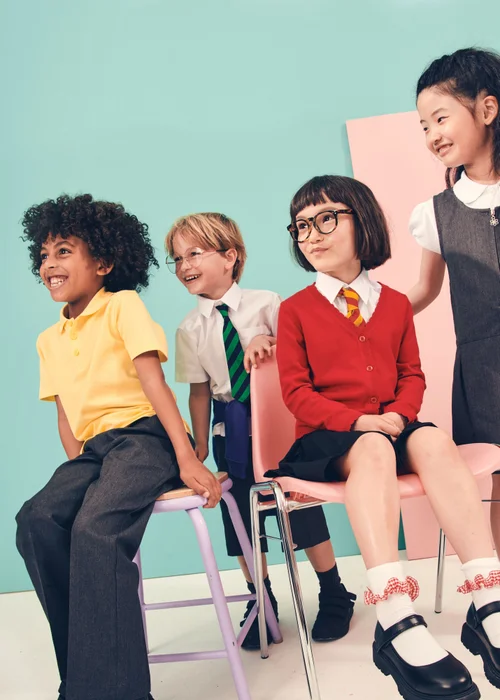 Kids 2 Pack Yellow School Polo Shirts (3-13yrs) - Age 8 Years Image 4