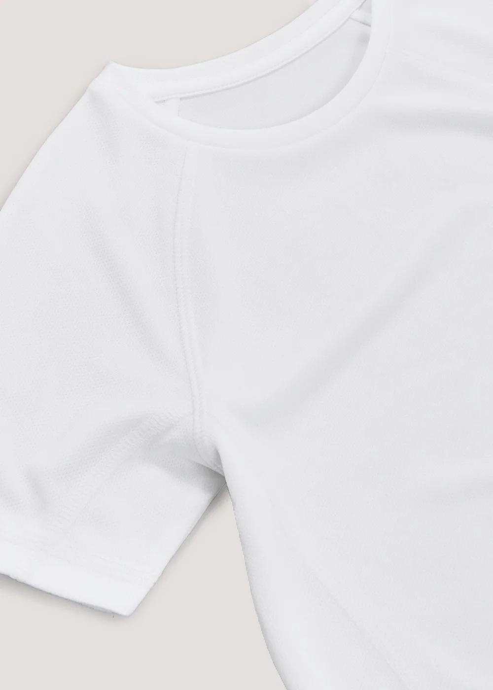 Kids White School Sports T-Shirt (3-13yrs) - Age 3 Years Image 2