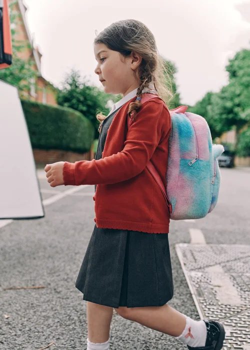 Girls 2 Pack Red School Cardigans (3-13yrs) - Age 4 Years Image 4