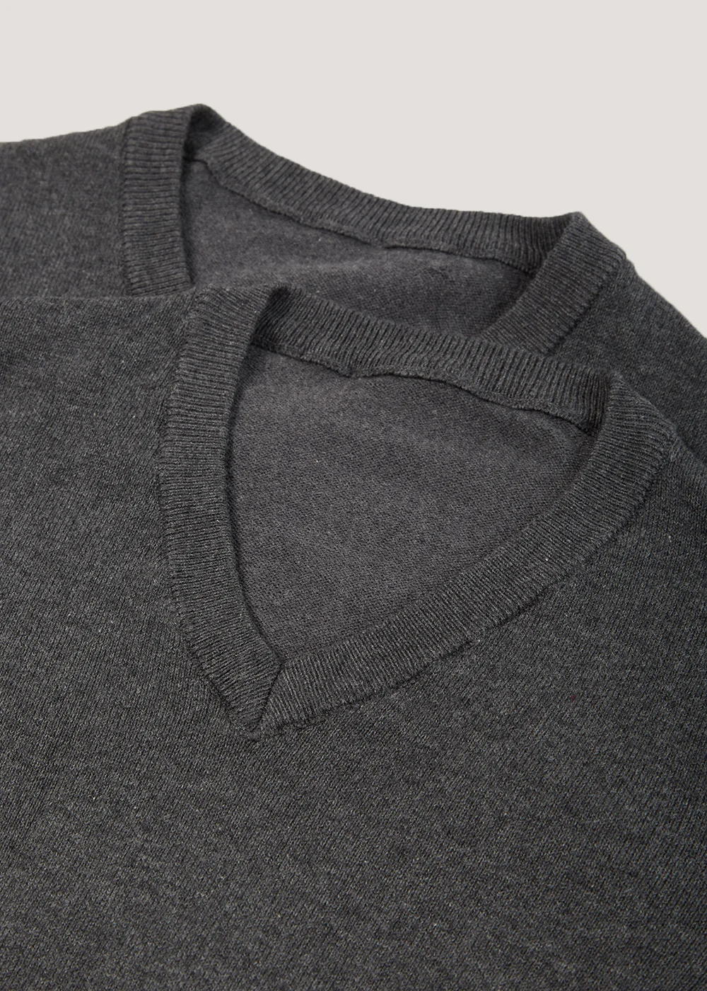 Kids 2 Pack Grey V-Neck School Jumpers (3-13yrs) - Age 3 Years Image 2