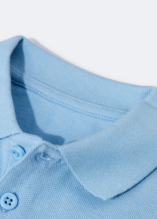 Kids 2 Pack Light Blue School Polo Shirts (3-16yrs) - Age 3 Years Image 2