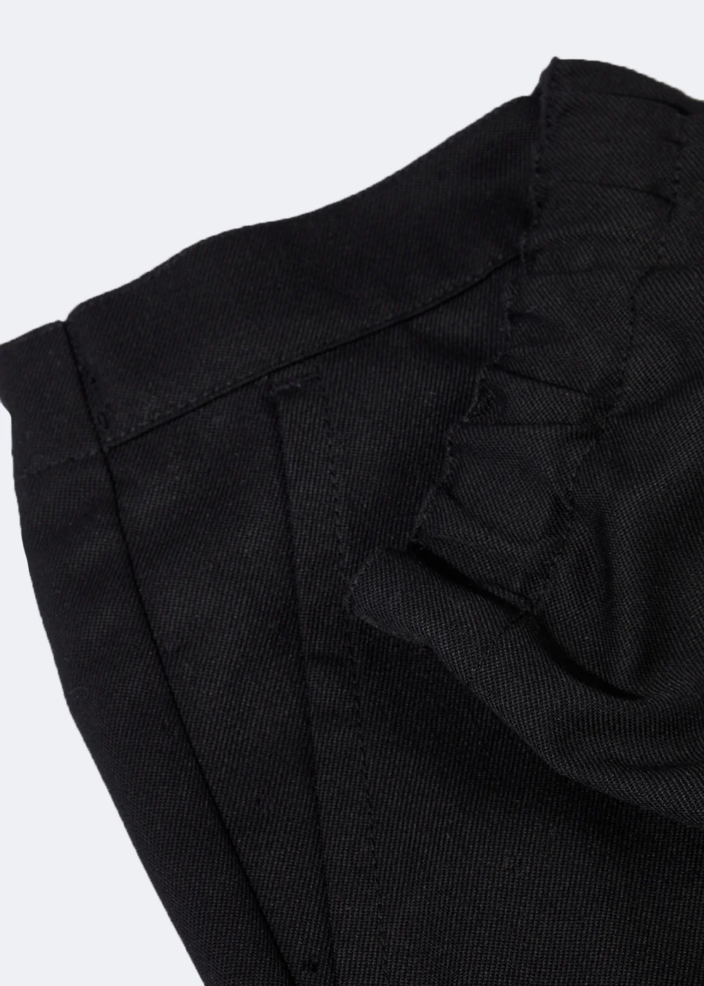 Boys 2 Pack Black Pull On School Trousers (3-11yrs) - Age 3 Years Image 2