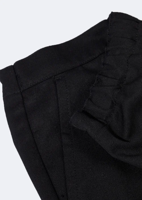 Boys 2 Pack Black Pull On School Trousers (3-11yrs) - Age 3 Years Image 2