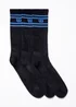 3 Pack Black Wilson Sports Socks - Sizes 6-11 Image 1