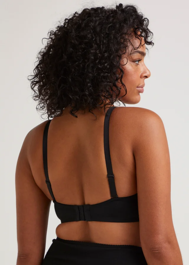 DD+ Black Non Padded Multiway Bra