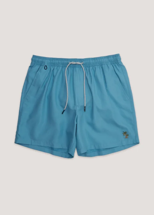 Blue Essential Swim Shorts - Small Image 4