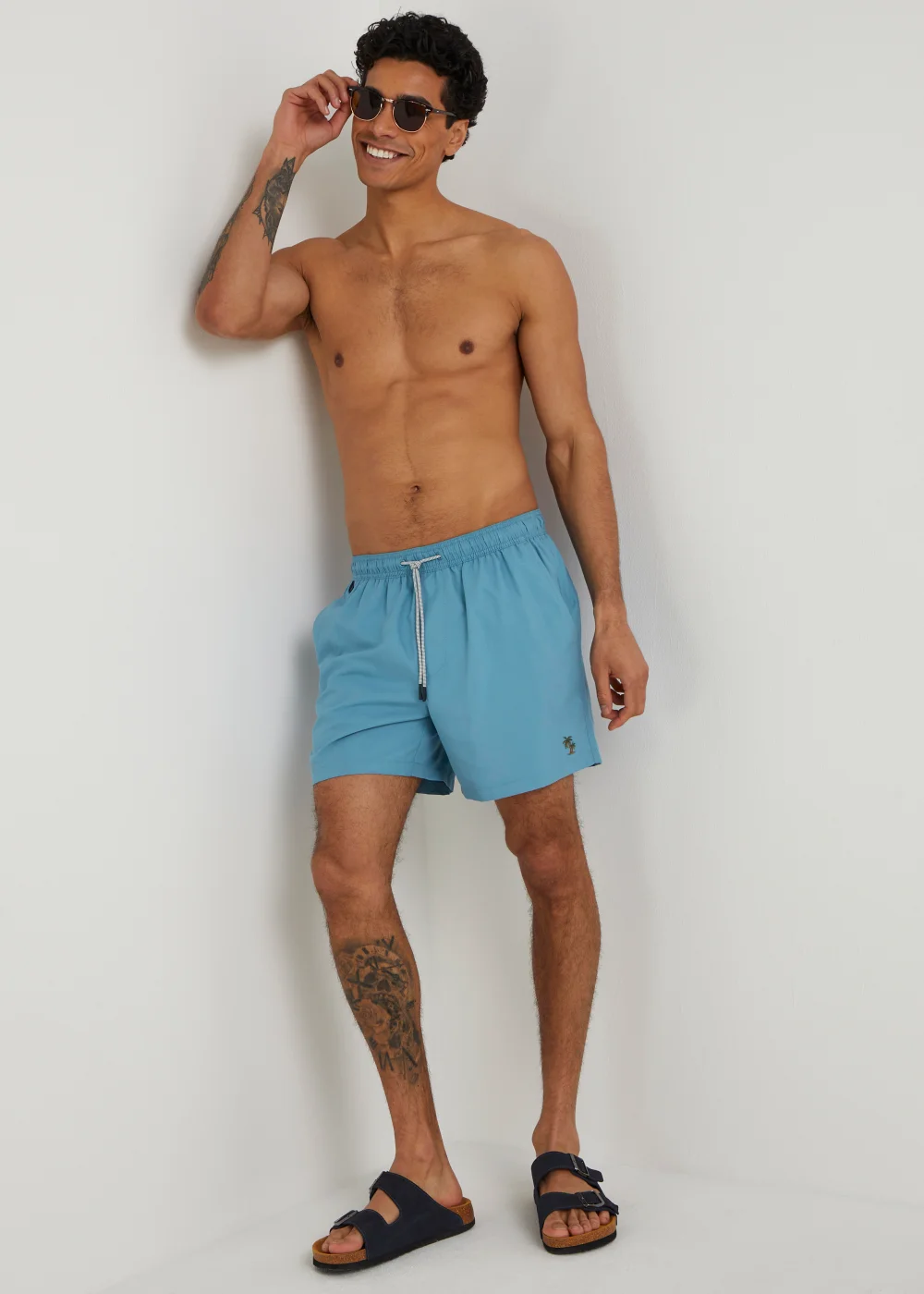 Blue Essential Swim Shorts - S Image 3