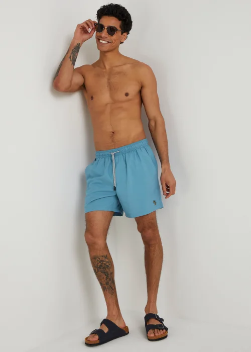 Blue Essential Swim Shorts - Small Image 3