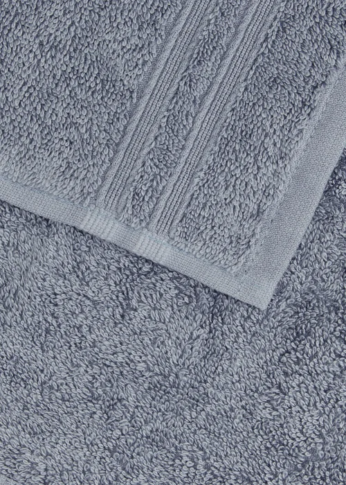 4 Pack Blue 100% Egyptian Cotton Face Cloths Image 2