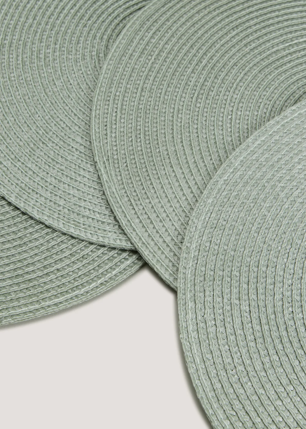 4 Pack Iceberg Green Woven Placemats Image 2