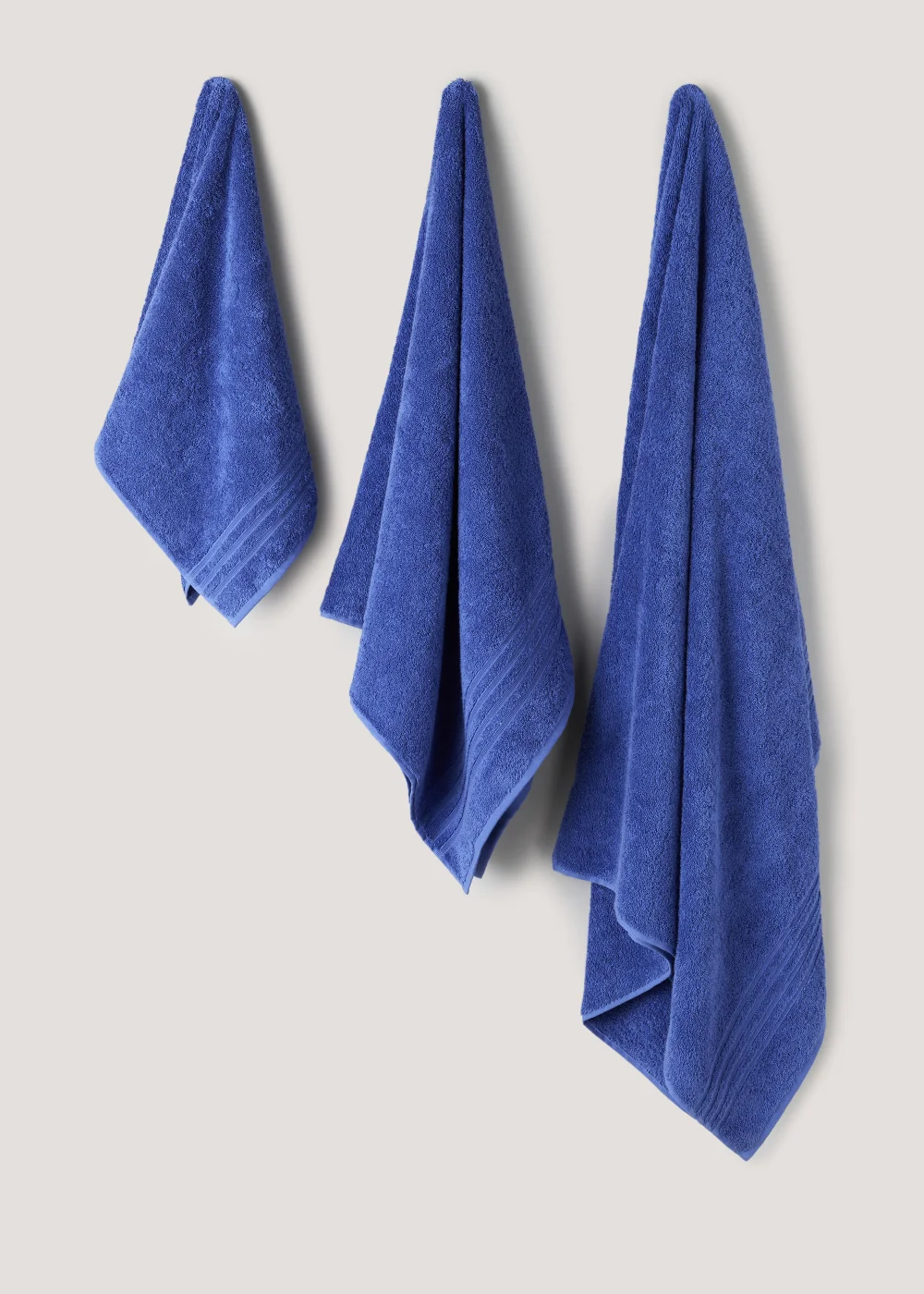 Royal Blue 100% Egyptian Cotton Towels - Hand Towel Image 1