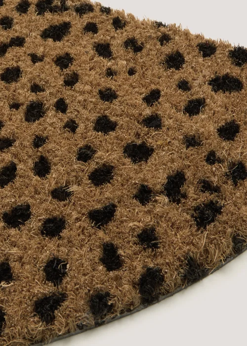 Dash Print Semi Circle Doormat Image 2