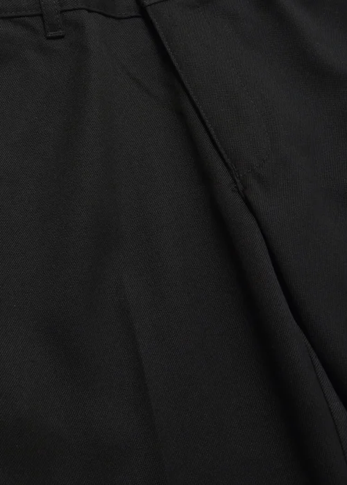 Boys 2 Pack Black Plus Fit School Trousers (6-16yrs) - Age 6 Years Image 2