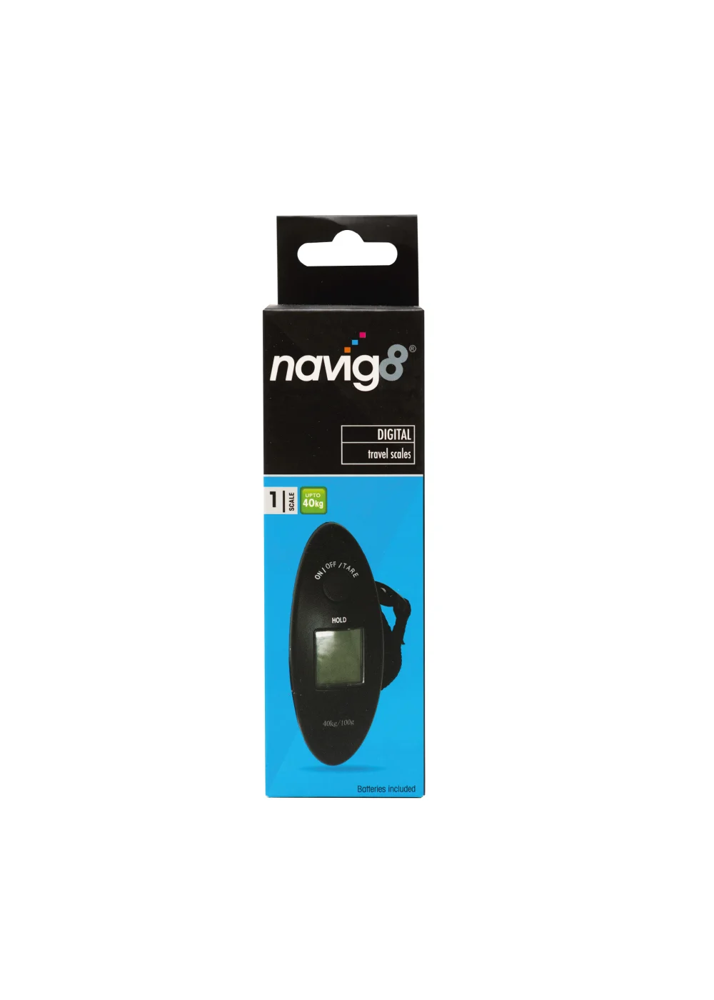 Navig8 Digital Travel Scales (16cm x 4cm x 4cm) Image 1