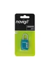 Navig8 Combination Travel Padlock (16cm x 7.5cm x 1cm) Image 1