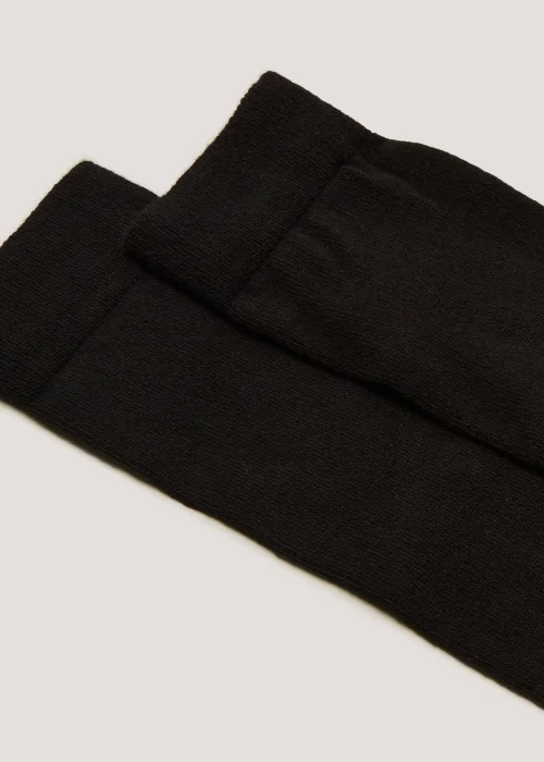 2 Pack Black Knee Socks - One Size Image 2