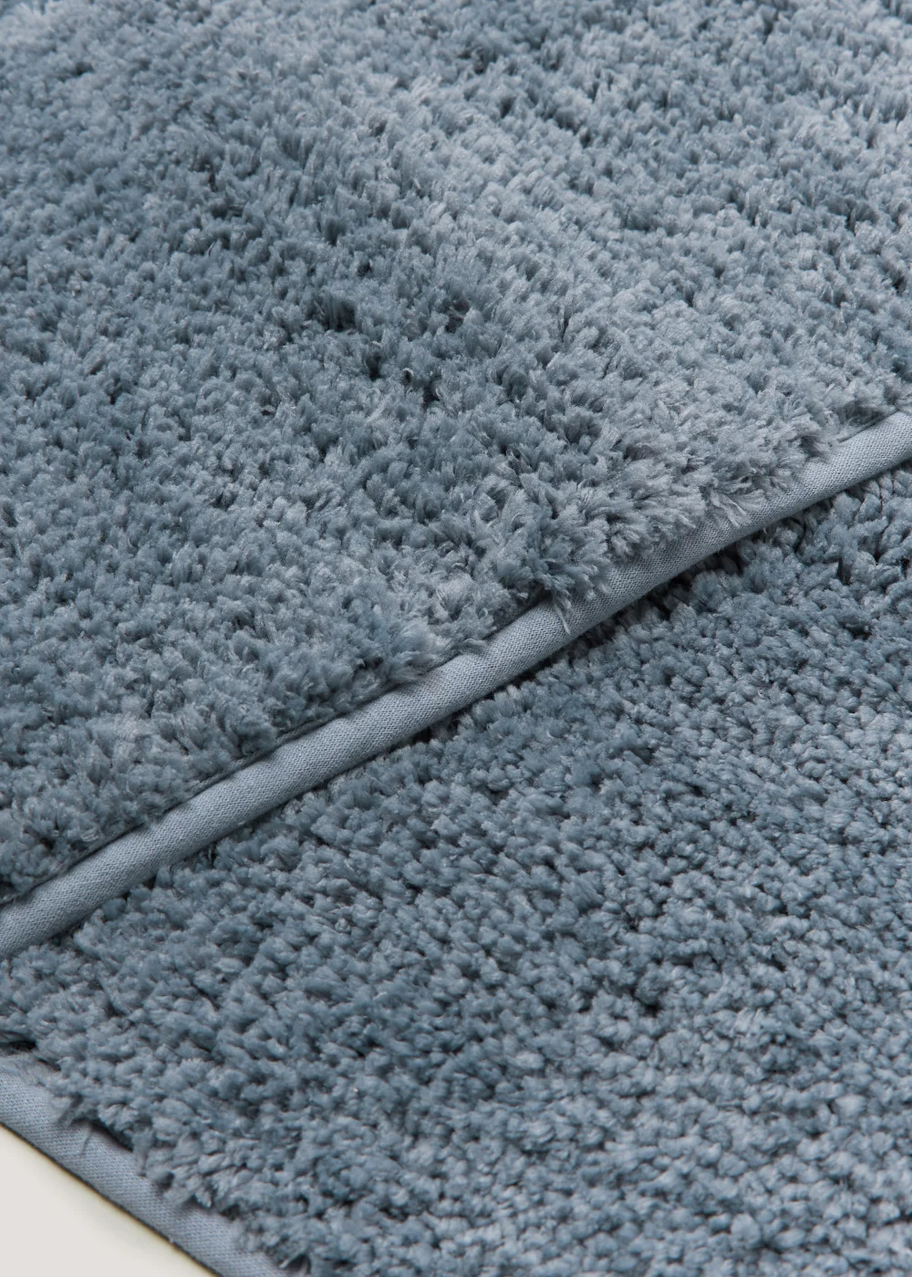 Blue Quick Dry Bath & Pedestal Mat Image 2