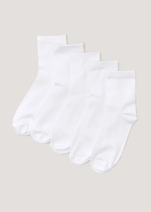 5 Pack Soft Touch Bamboo Socks - One Size Image 1