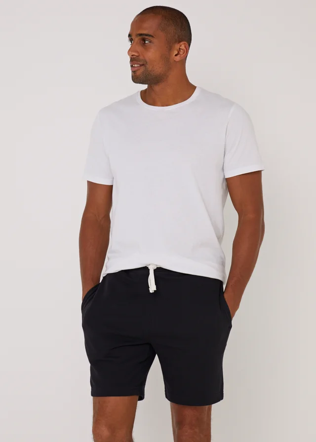 Black Essential Jogger Shorts