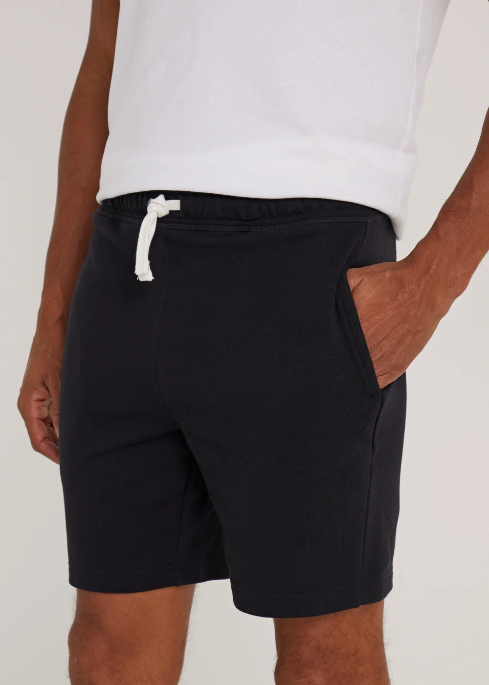 Black Essential Jogger Shorts - Extra small Image 3
