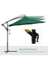 Outsunny Garden Banana Parasol Cantilever Umbrella (3m) - No Size Image 5