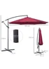 Outsunny Garden Banana Parasol Cantilever Umbrella (3m) - No Size Image 3