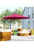 Outsunny Garden Banana Parasol Cantilever Umbrella (3m) - No Size Image 1